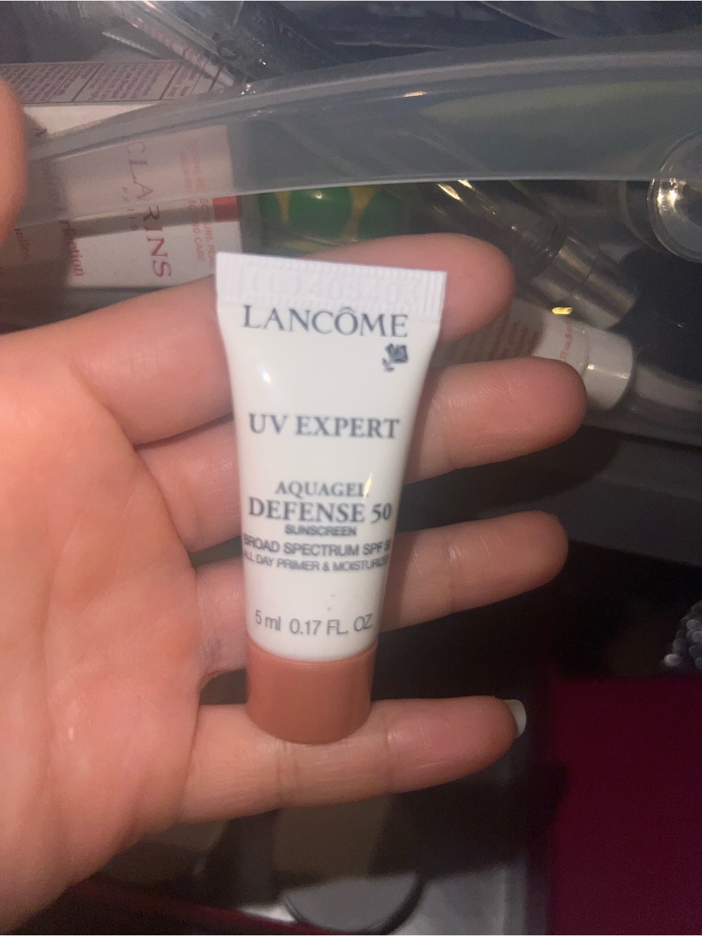 Lancome UV Expert Defense 50 Sunscreen 5ml/.17oz new